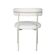 5 Kit 2 Cadeiras Serena Rivatti 54 cm -Largura- Estofado em Boucle Off White e Base em Aco Areia